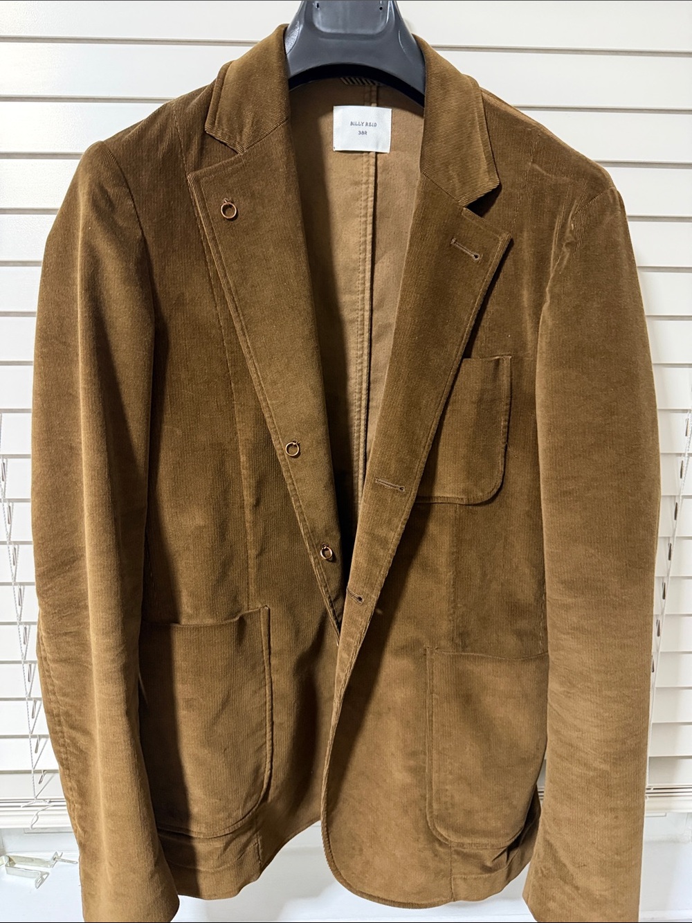 Billy Reid Brown Corduroy Sport Coat